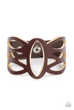 Rural Rodeo - Brown Bracelet - Paparazzi Accessories