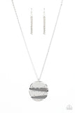 Shattered Sunset - Silver Necklace – Paparazzi Accessories	