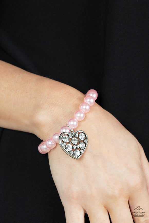 Cutely Crushing - Pink Bracelet – Paparazzi Accessories