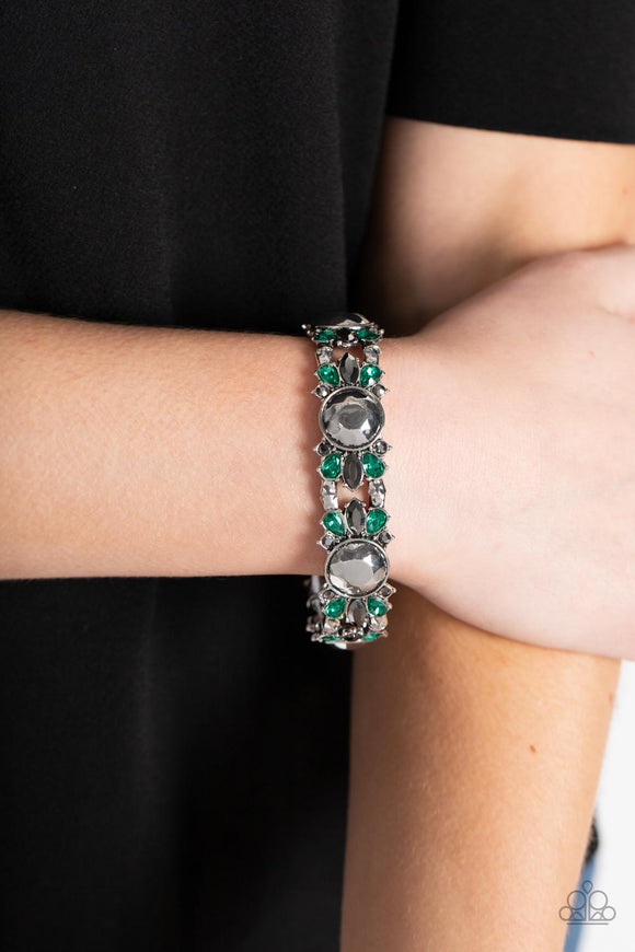 Definitively Diva - Green Bracelet – Paparazzi Accessories