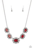 Meadow Wedding - Red Necklace – Paparazzi Accessories