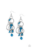 Dizzyingly Dreamy - Blue Earrings – Paparazzi Accessories