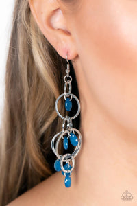 Dizzyingly Dreamy - Blue Earrings – Paparazzi Accessories