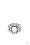 Wonderfully Wallflower - Pink Ring – Paparazzi Accessories