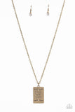 All About Trust - Brass Necklace – Paparazzi Accessories