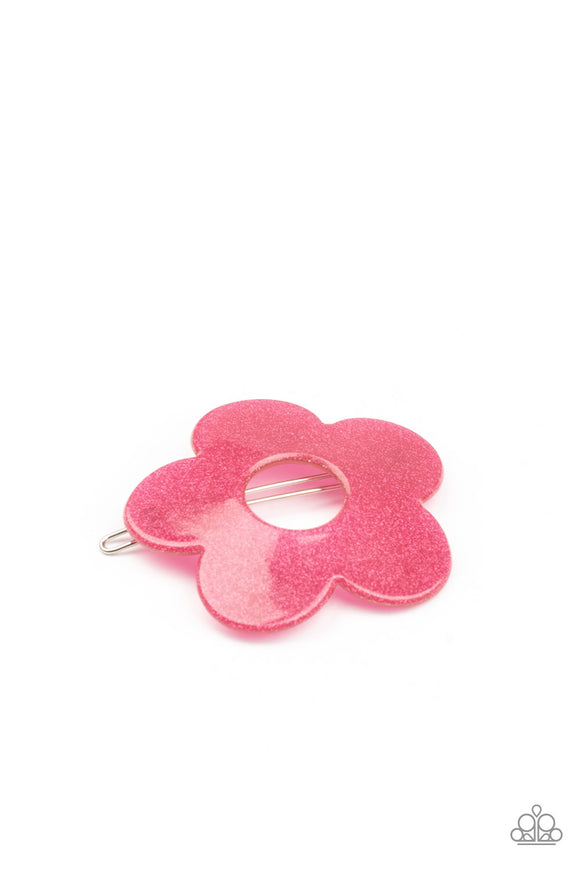 Flower Child Garden - Pink Hairclip – Paparazzi Accessories