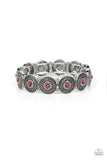 Granada Garden Party - Red Bracelet - Paparazzi Accessories