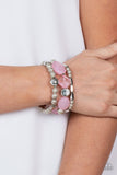 Marina Magic - Pink Bracelet - Paparazzi Accessories