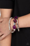 Marina Magic- Purple Bracelet – Paparazzi Accessories