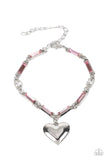 Sweetheart Secrets - Pink Bracelet - Paparazzi Accessories