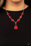 Party Paradise - Red Necklace – Paparazzi Accessories