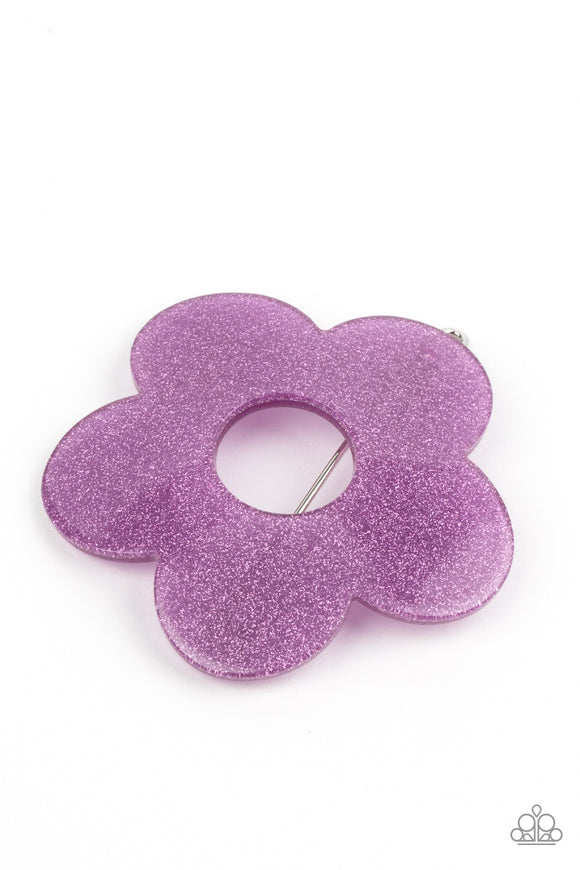 Flower Child Garden - Purple Hairclip – Paparazzi Accessories