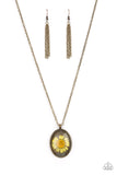 Prairie Passion - Yellow Necklace – Paparazzi Accessories