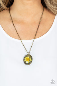 Prairie Passion - Yellow Necklace – Paparazzi Accessories