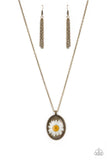 Prairie Passion - Brass Necklace – Paparazzi Accessories