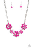 Flamboyantly Flowering - Pink Necklace – Paparazzi Accessories