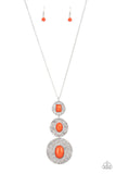 Talisman Trendsetter - Orange Necklace – Paparazzi Accessories