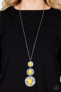 Talisman Trendsetter - Yellow Necklace – Paparazzi Accessories