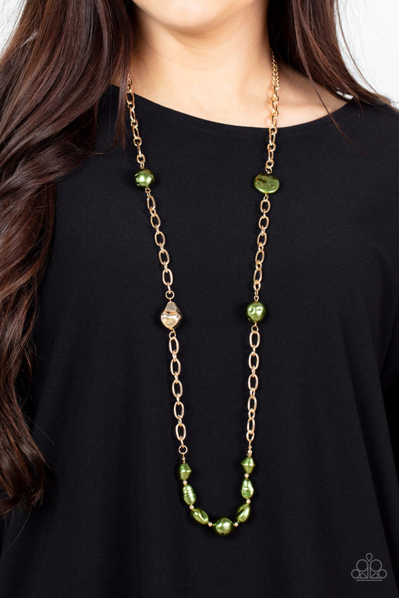 Pardon My FABULOUS - Green Necklace – Paparazzi Accessories