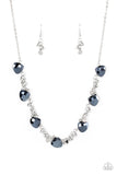 Sassy Super Nova - Blue Necklace - Paparazzi Accessories