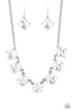 The SHOWCASE Must Go On - White Necklace – Paparazzi Accessories