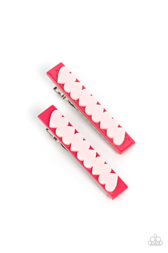 Cutely Cupid - Pink Hairclip - Paparazzi Accessories