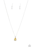 Flower Patch Fabulous - Yellow Necklace – Paparazzi Accessories