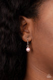 Drip Drop Dazzle - Pink Necklace - Paparazzi Accessories