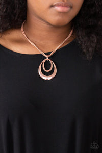 Suburban Storm - Copper Necklace - Paparazzi Accessories