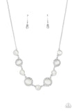 Too Good to BEAM True - White Necklace – Paparazzi Accessories