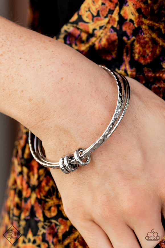 Bauble Bash - Silver Bracelet – Paparazzi Accessories