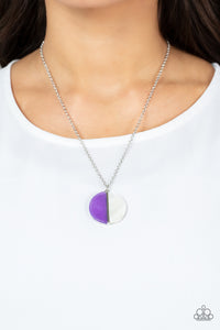 Elegantly Eclipsed - Purple Necklace – Paparazzi Accessories