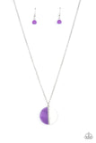 Elegantly Eclipsed - Purple Necklace – Paparazzi Accessories