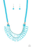 All Across the GLOBETROTTER - Blue Necklace – Paparazzi Accessories