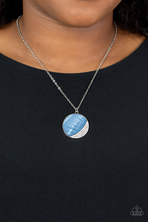 Oceanic Eclipse - Blue Necklace – Paparazzi Accessories