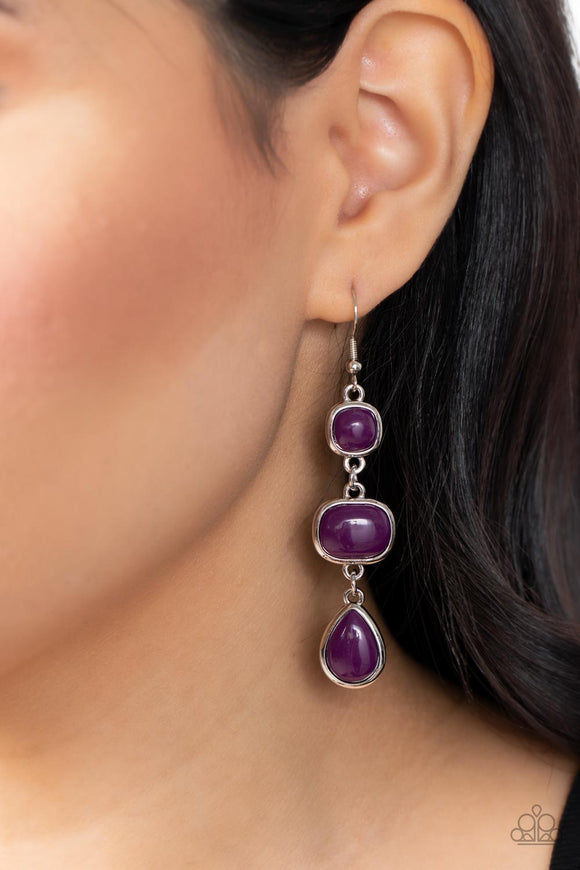 Fashion Frolic - Purple Earrings – Paparazzi Accessories