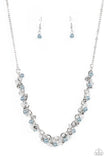 Soft-Hearted Shimmer - Blue Necklace – Paparazzi Accessories