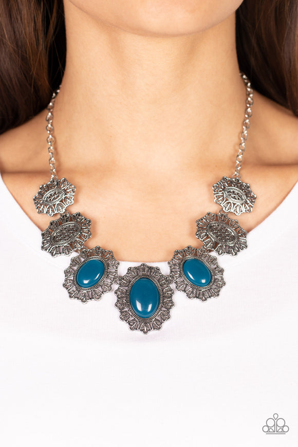 Forever and EVERGLADE - Blue Necklace – Paparazzi Accessories