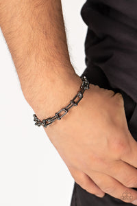 Grunge City - Black Bracelet – Paparazzi Accessories