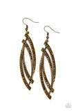 Twinkle for Two - Brass Earrings – Paparazzi Accessories