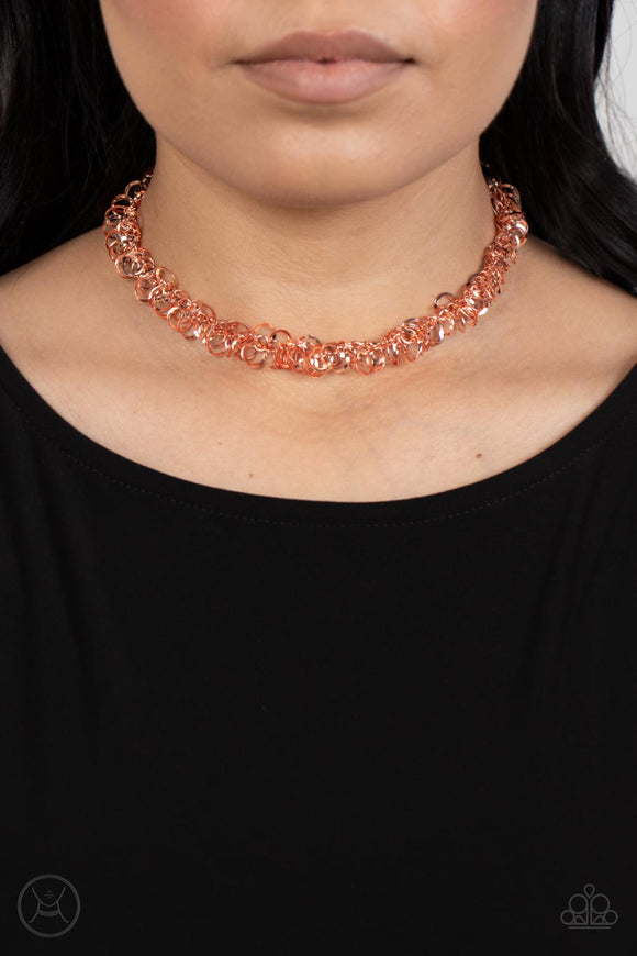 Cause a Commotion - Copper Necklace – Paparazzi Accessories