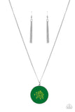 Prairie Picnic - Green Necklace - Paparazzi Accessories