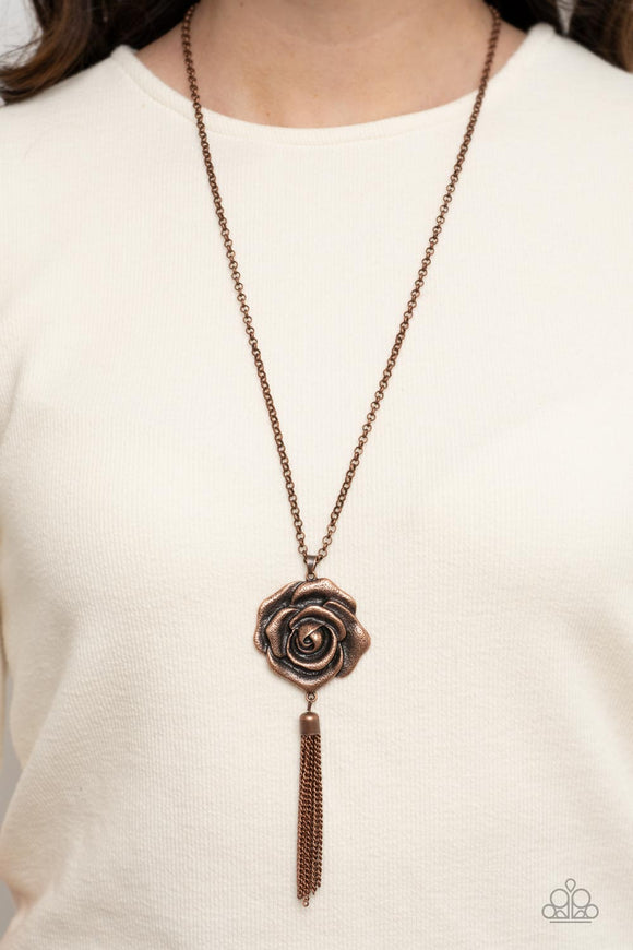 Rosy Redux - Copper Necklace – Paparazzi Accessories