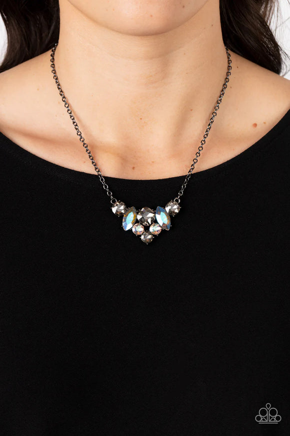 Lavishly Loaded - Black Necklace – Paparazzi Accessories