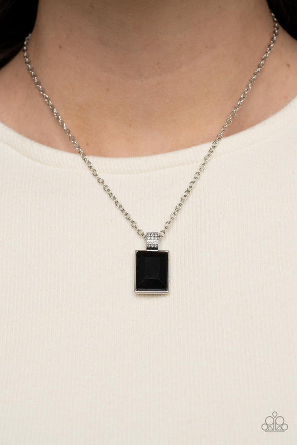 Understated Dazzle - Black Necklace – Paparazzi Accessories