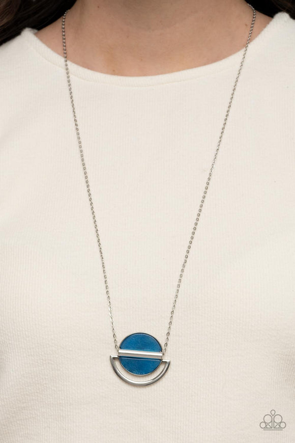 Ethereal Eclipse - Blue Necklace – Paparazzi Accessories