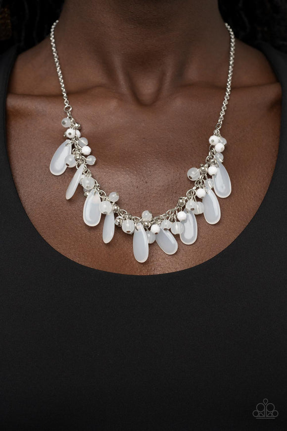 Bahama Mama Mode - White Necklace – Paparazzi Accessories