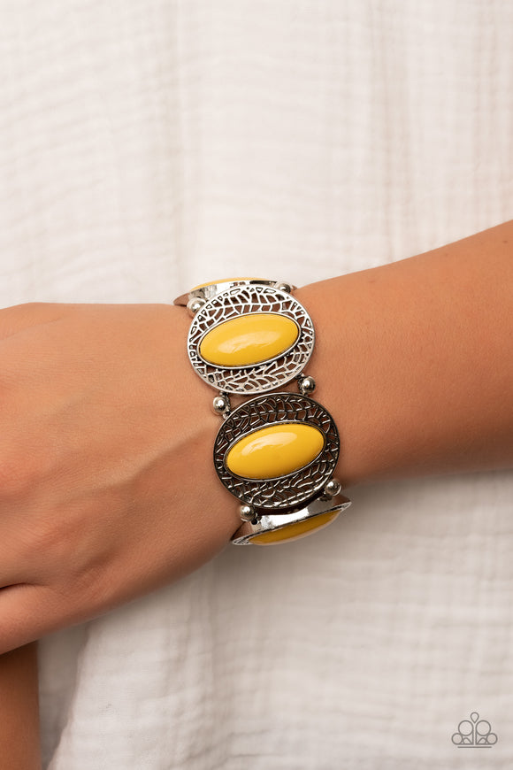 Eastern Escapade - Yellow Bracelet – Paparazzi Accessories