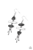 Adventurously Artisan - Black Earrings – Paparazzi Accessories