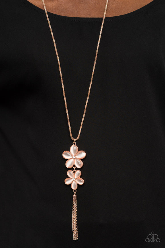 Perennial Powerhouse - Rose Gold Necklace – Paparazzi Accessories